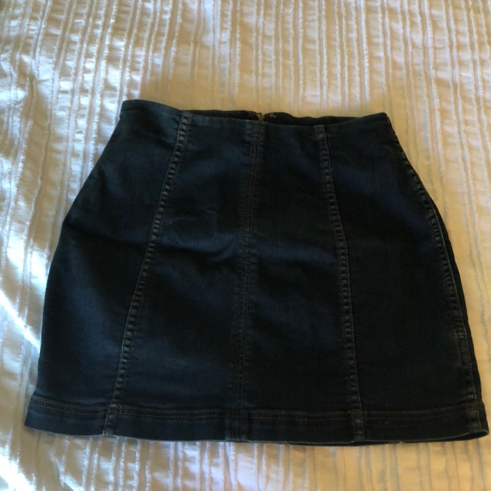 Free People Denim Skirt - rarely worn